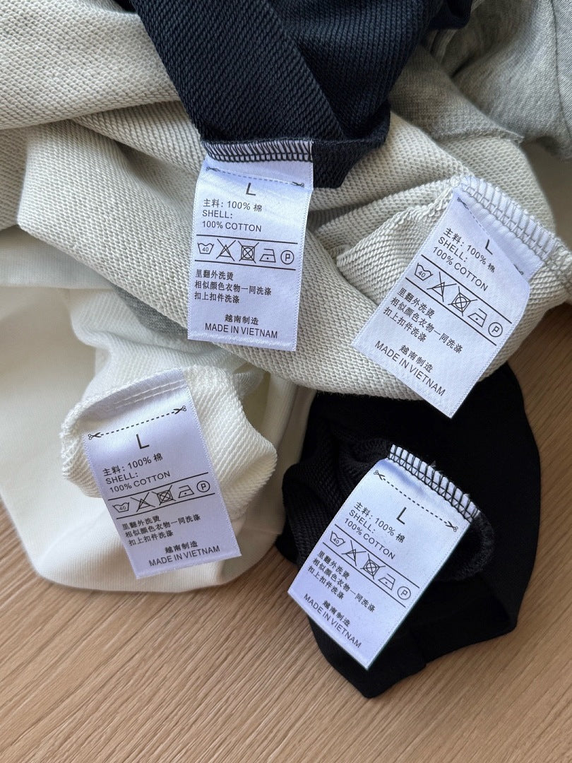 BOSSHUGO 2026秋季新品专柜同款 印花工艺棉质连帽外套 360克纯棉毛圈 M.L.XL 2XL Hugo-M3009
