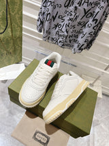 New Gucci retro distressed sneakers, white sneakers, 23ss latest hot seller