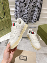 New Gucci retro distressed sneakers, white sneakers, 23ss latest hot seller