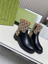 Gucci Women's Slim Horsebit Ankle Boots