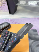 Takashi Murakami x LV collaboration series, latest denim slippers for couples