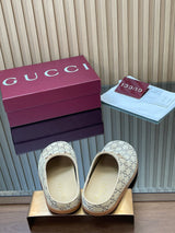 【Women's】2026 Early Spring New Arrival Thick-Soled Gucci Horsebit GG Mules Closed-Toe Slippers