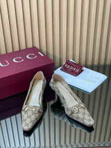 2026 Early Spring GUCCI High-End Vittoria Series Low-Cut Women's Shoes