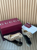 2026 Early Spring GUCCI High-End Vittoria Series Low-Cut Women's Shoes