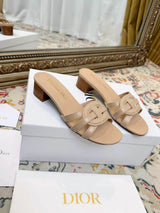 New Spring/Summer 2026 Dior Chunky Heel CD Slippers