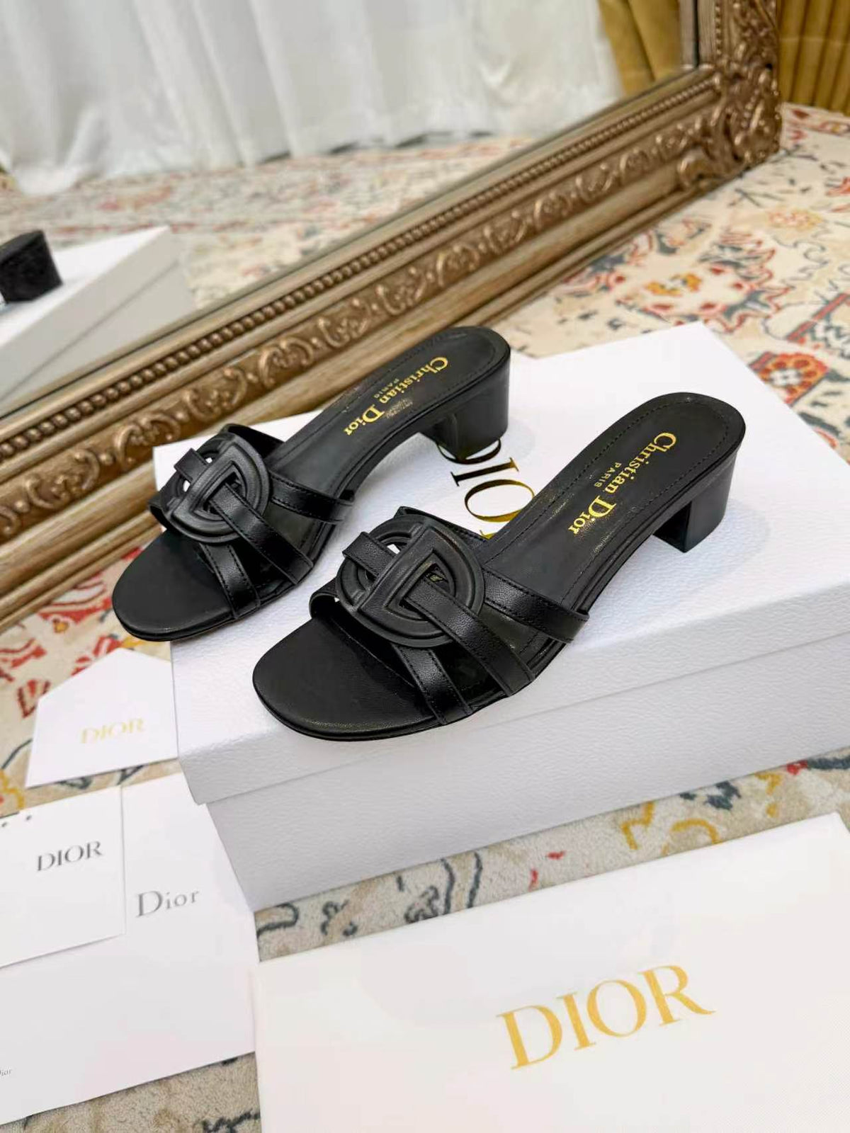 New Spring/Summer 2026 Dior Chunky Heel CD Slippers