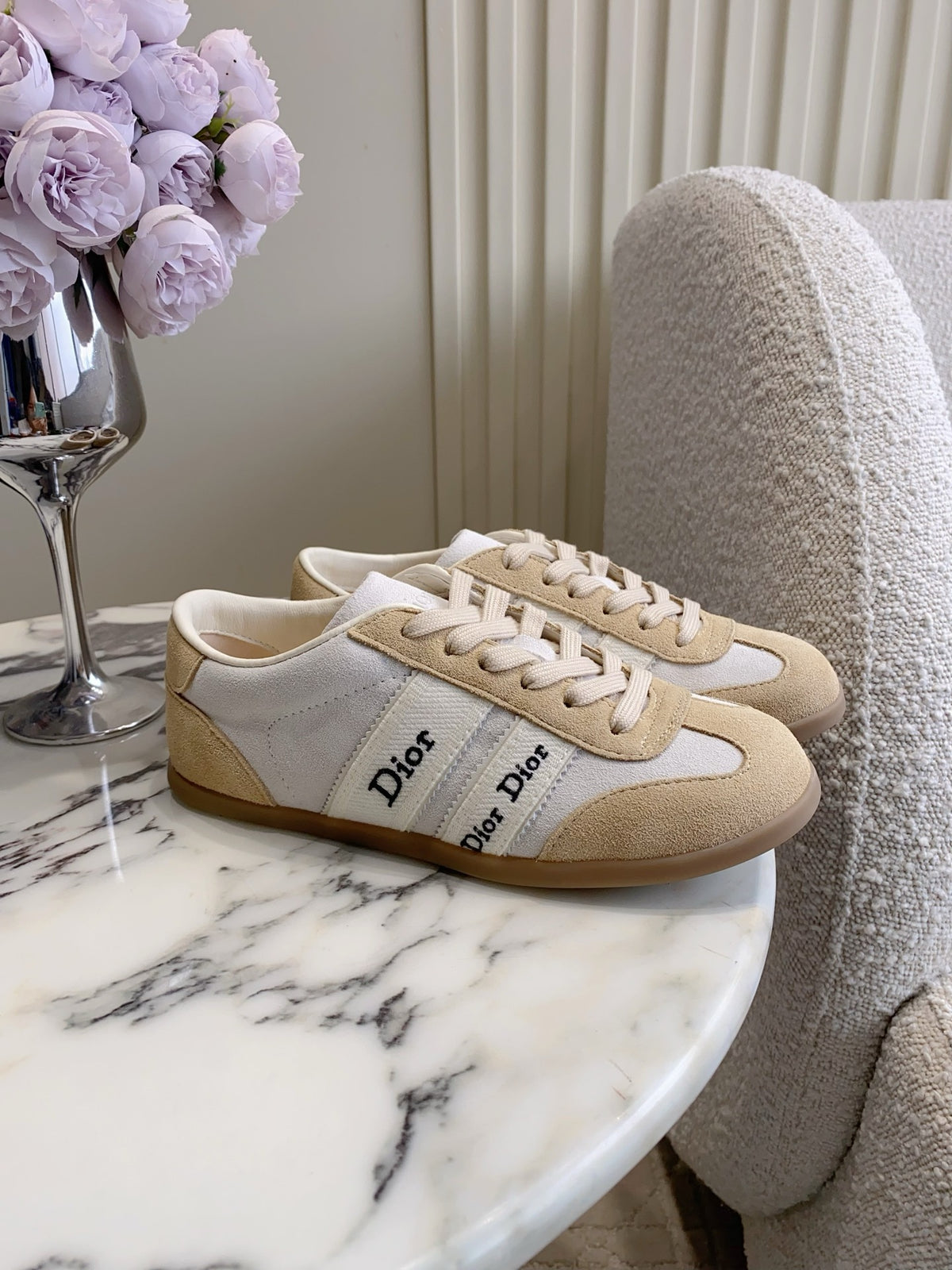 Factory Direct Dio*26ss Early Spring New Flat German Trainer Shoes