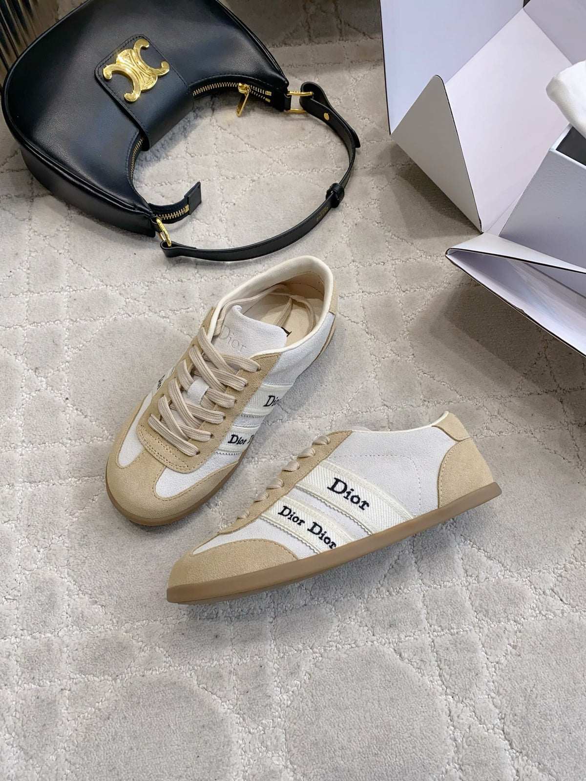 Factory Direct Dio*26ss Early Spring New Flat German Trainer Shoes