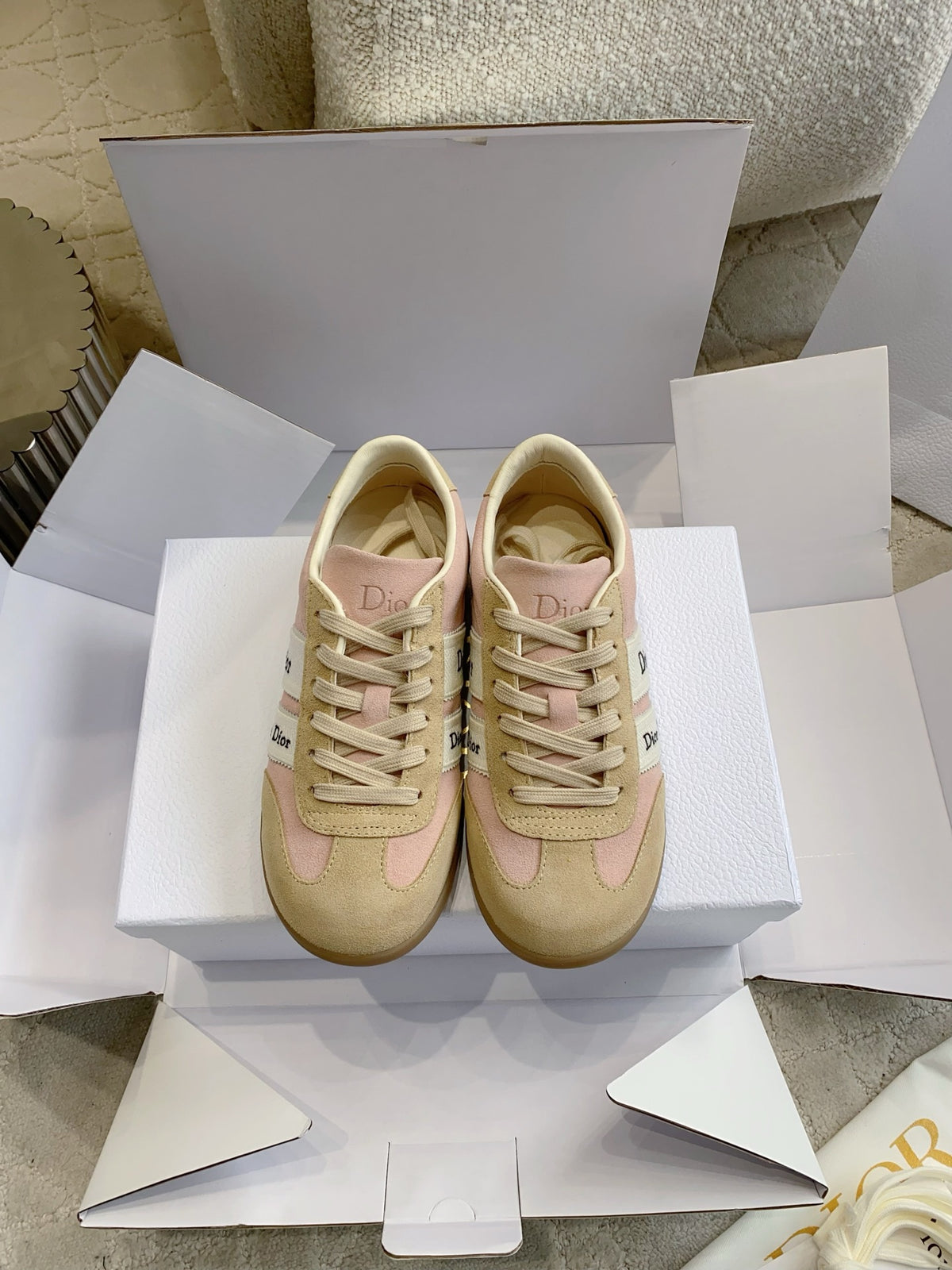 Factory version Dio*26ss Early Spring New Flat German Training Shoes