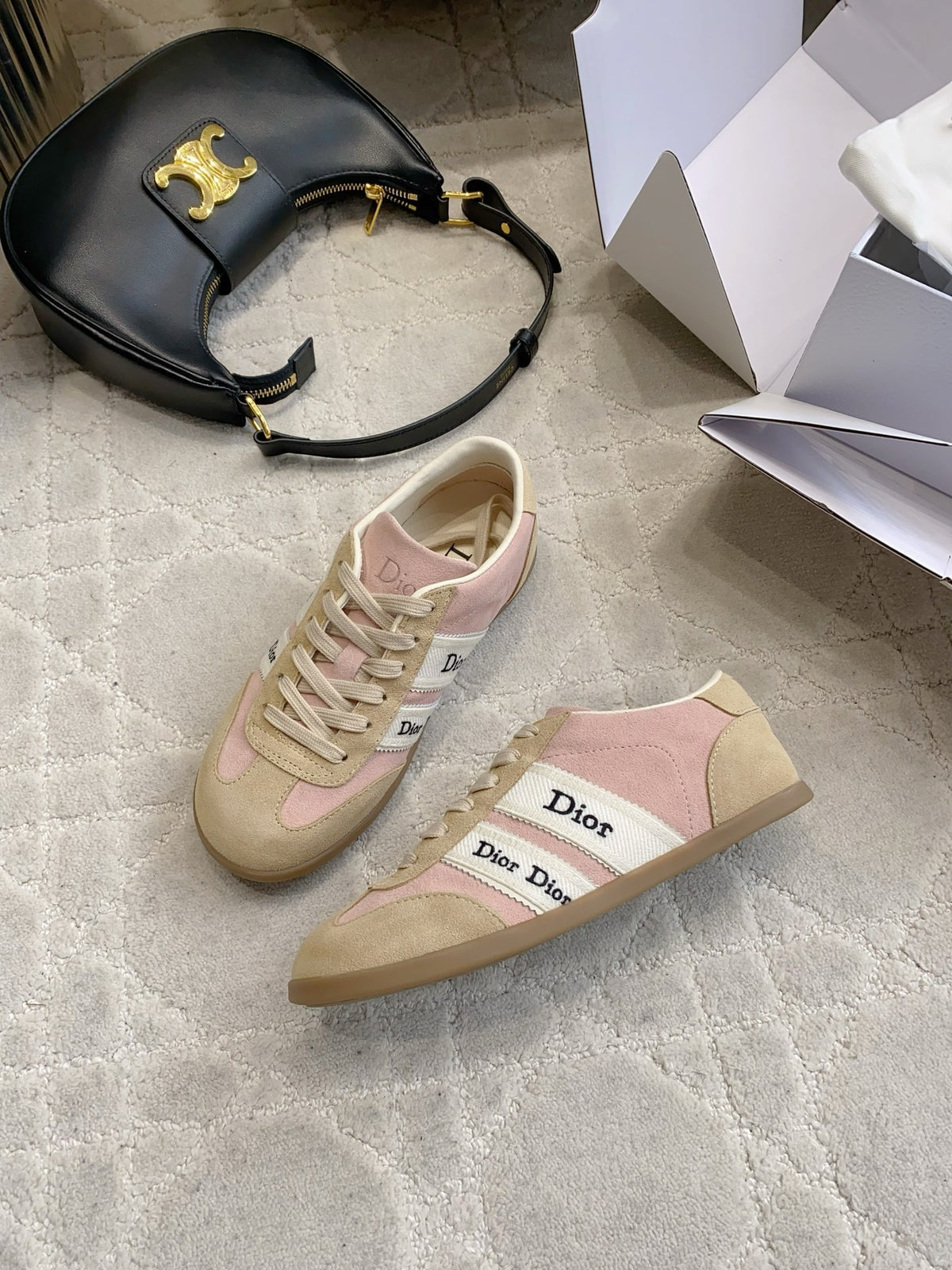 Factory version Dio*26ss Early Spring New Flat German Training Shoes