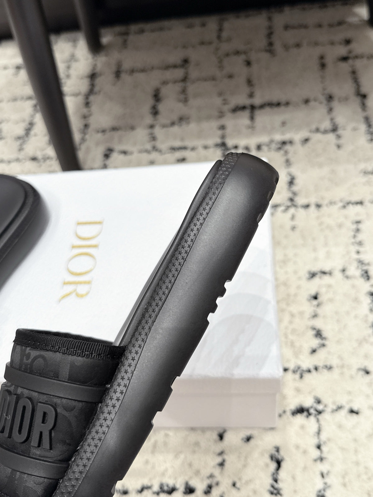 Dior Latest Dway Collection Embroidered Platform Sandals