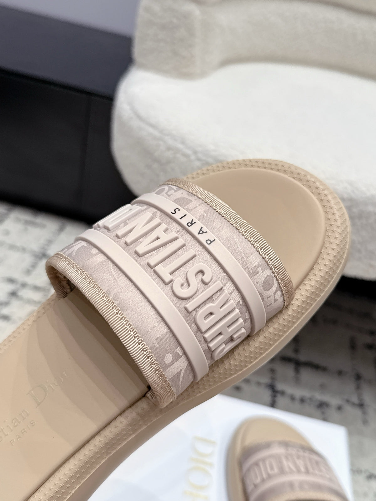 Dior 26/ Latest Dway Collection Embroidered Platform Sandals