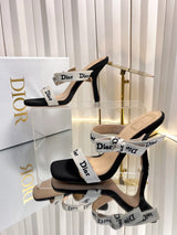 High-quality J'ADIOR strappy sandals, Dior 2026 Spring/Summer latest color Macrame