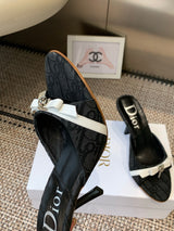 Dior 2026 SS Summer New Vintage Keychain High-Heeled Slippers