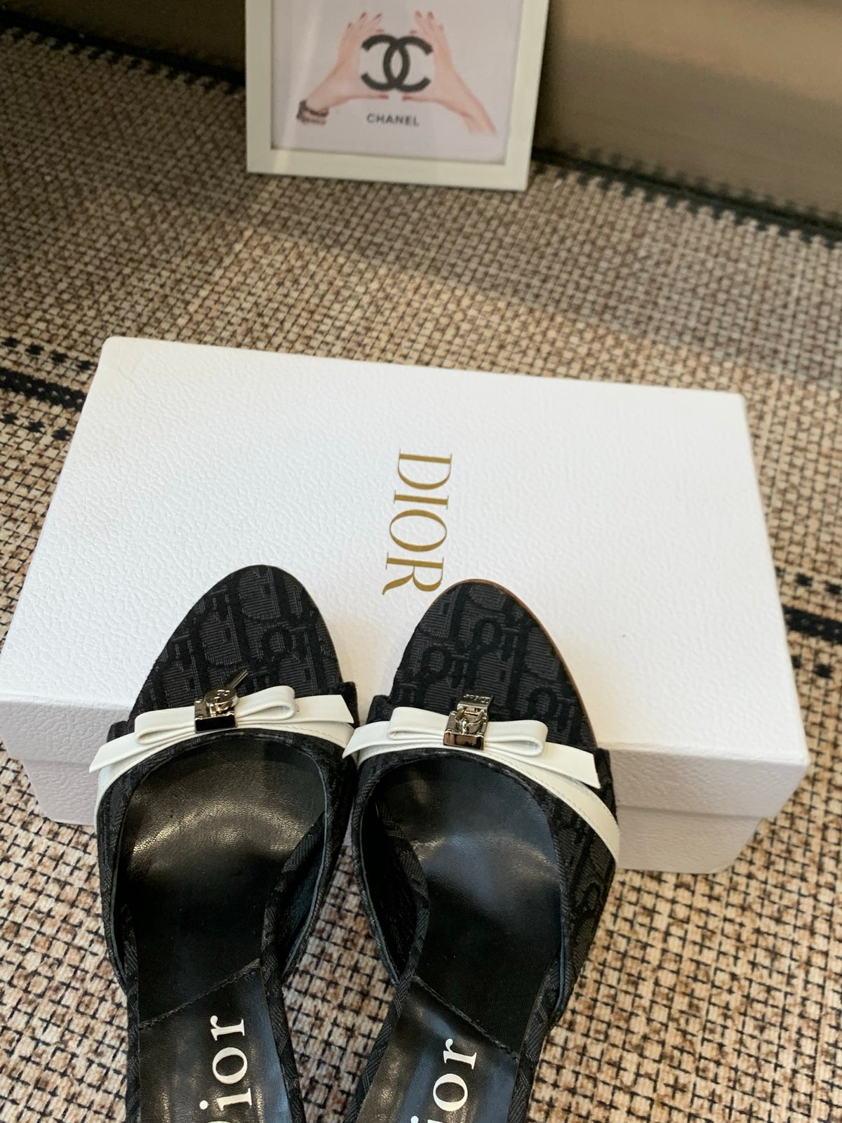 Dior 2026 SS Summer New Vintage Keychain High-Heeled Slippers