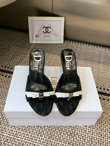 Dior 2026 SS Summer New Vintage Keychain High-Heeled Slippers