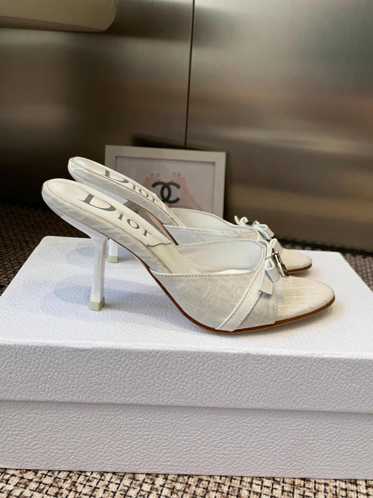 Dior 2026 SS Summer New Vintage Keychain High-Heeled Slippers