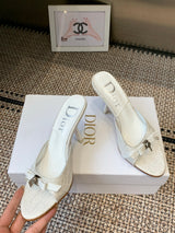 Dior 2026 SS Summer New Vintage Keychain High-Heeled Slippers