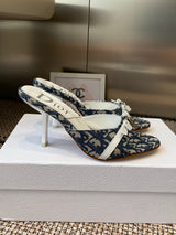 Dior 2026 SS Summer New Vintage Keychain High-Heeled Slippers