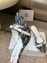 Dior 2026 SS Summer New Vintage Keychain High-Heeled Slippers