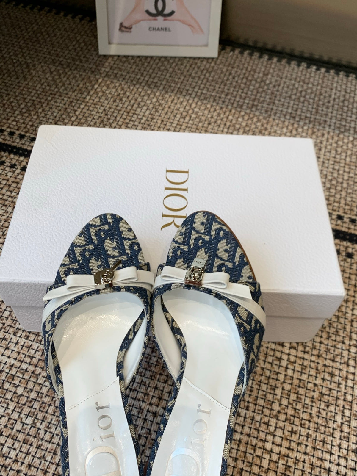 Dior 2026 SS Summer New Vintage Keychain High-Heeled Slippers