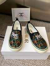 Dior's new 2026 Spring/Summer runway collection embroidered casual loafers
