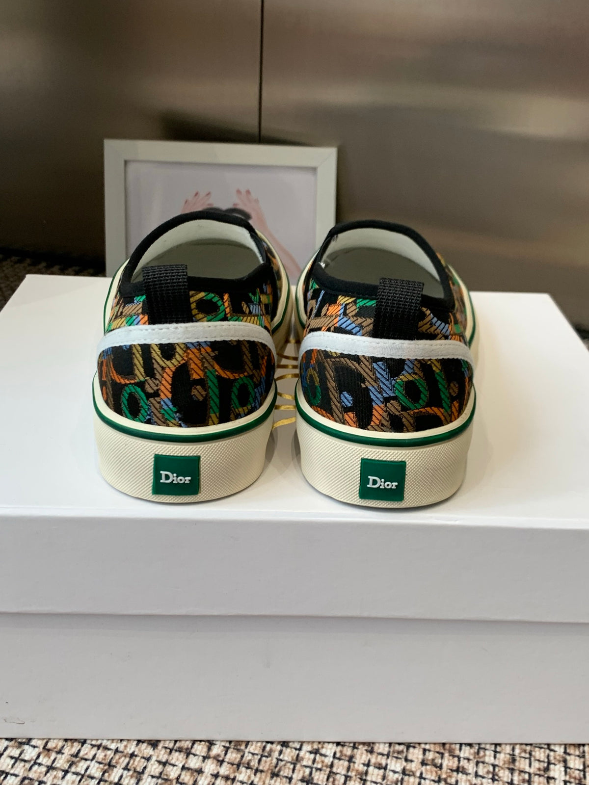 Dior's new 2026 Spring/Summer runway collection embroidered casual loafers