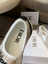 Dior's new 2026 Spring/Summer runway collection embroidered casual loafers