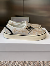 Dior's new 2026 Spring/Summer runway collection embroidered casual loafers