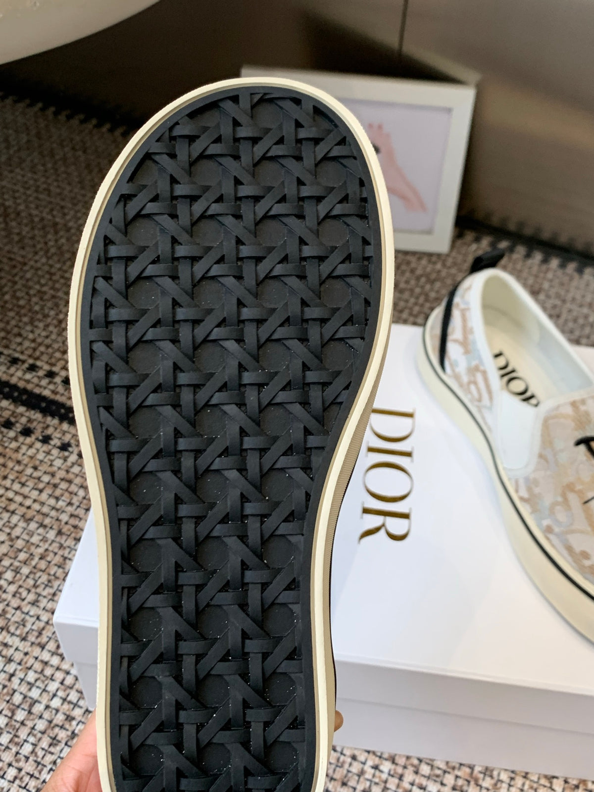Dior's new 2026 Spring/Summer runway collection embroidered casual loafers