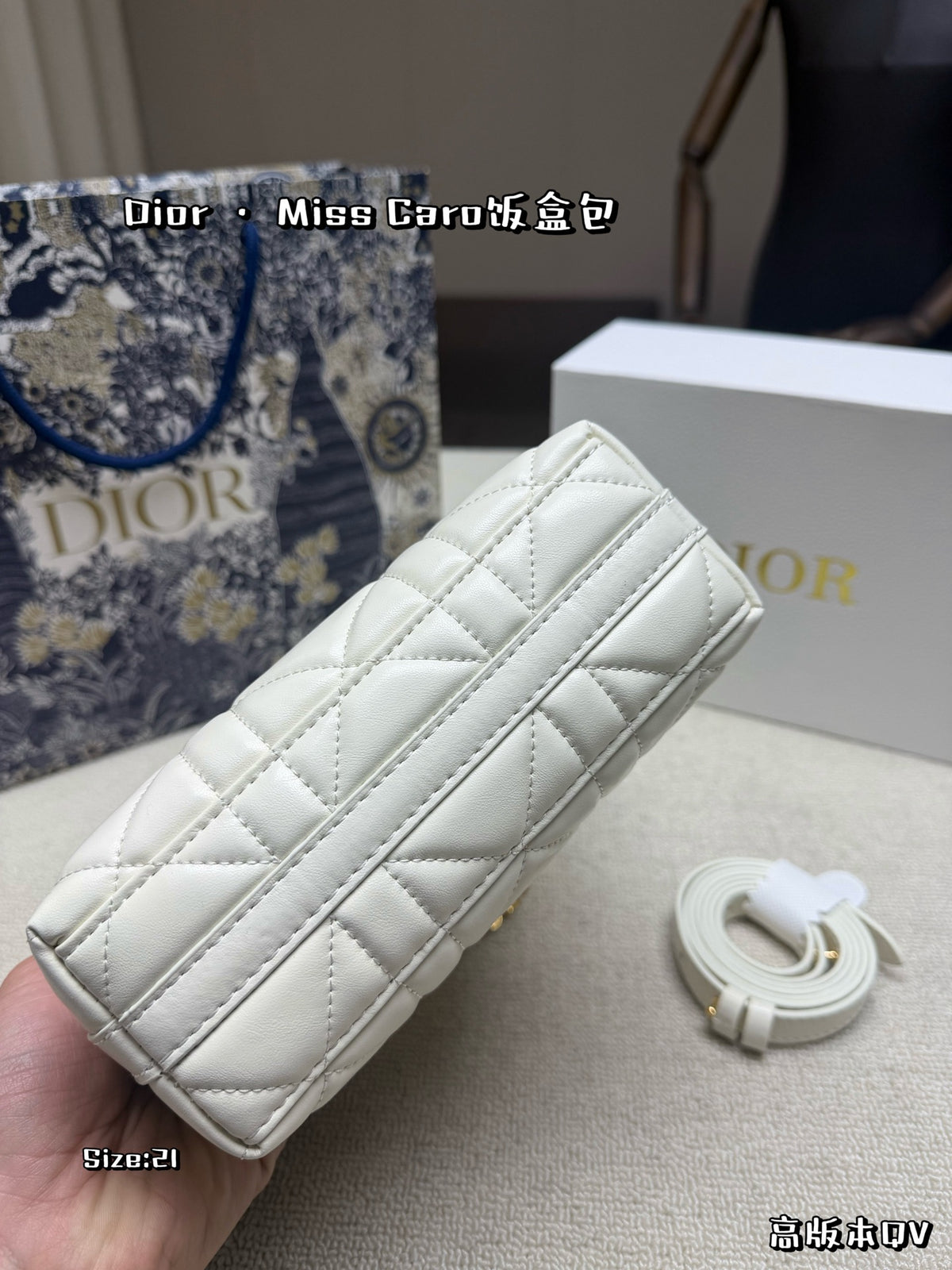 Dior Miss Caro Lunch Box Bag