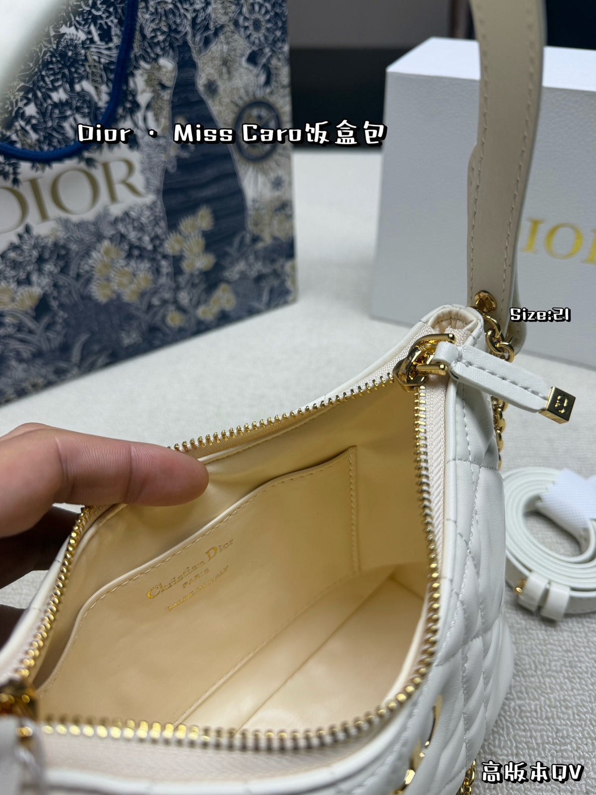 Dior Miss Caro Lunch Box Bag