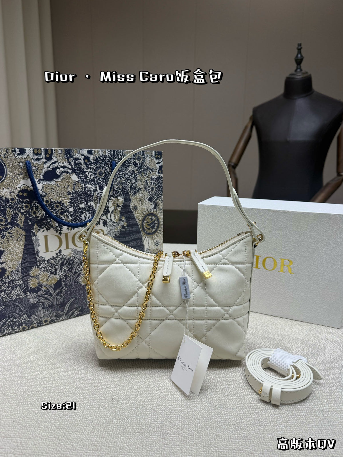 Dior Miss Caro Lunch Box Bag