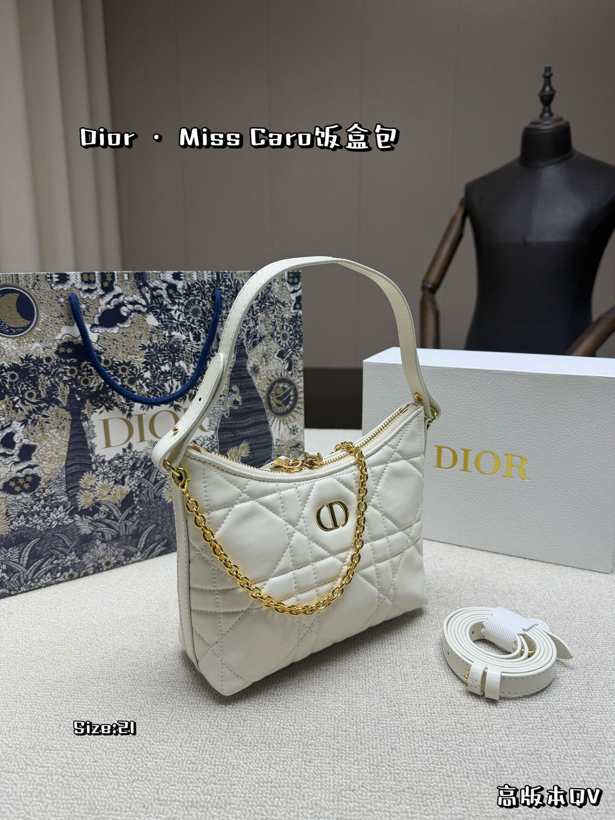 Dior Miss Caro Lunch Box Bag