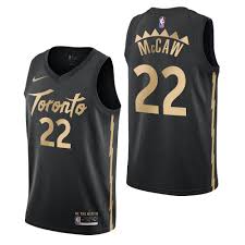 Toronto raptors 22 black mccaw jersey