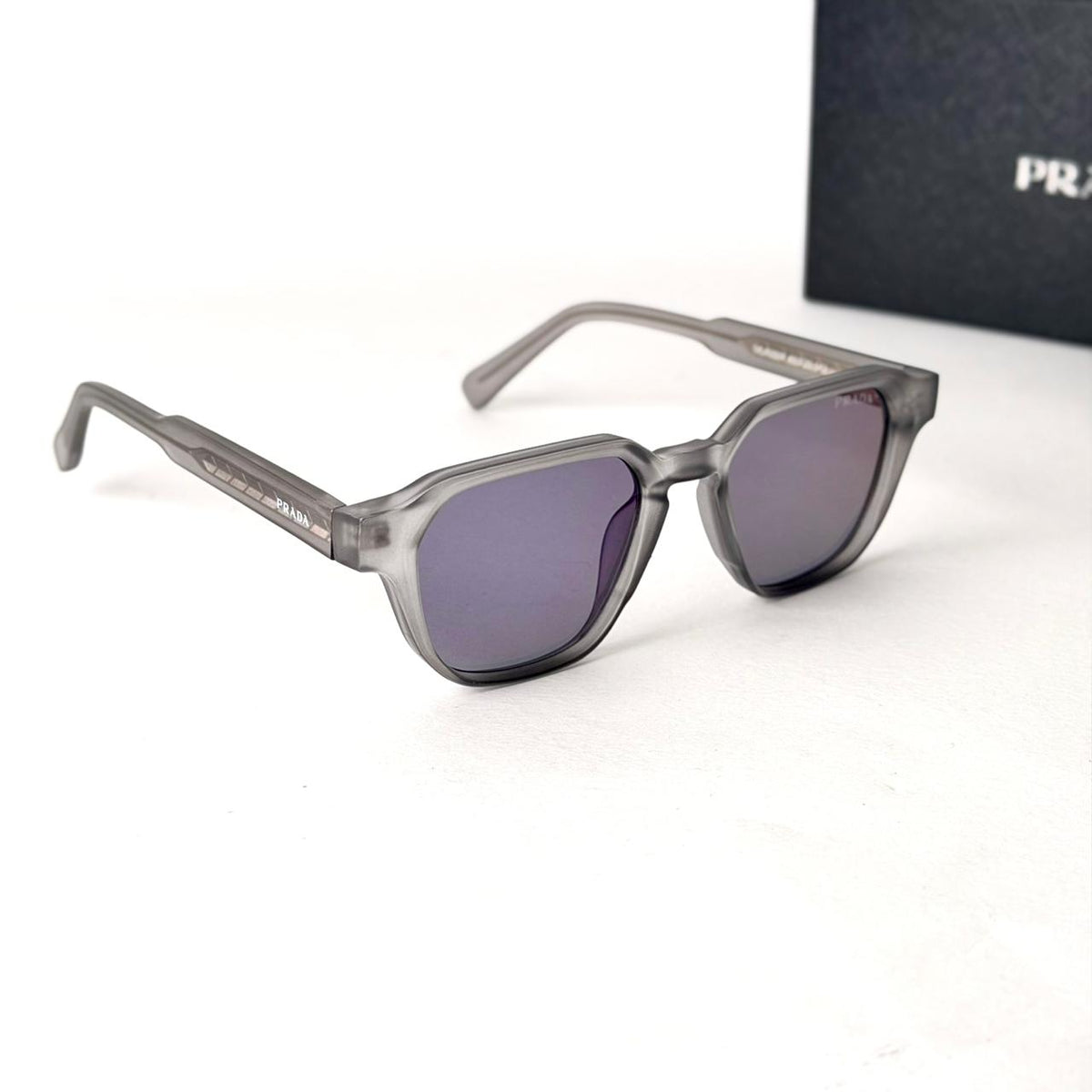 PRADA Symbole Square – Crystal Smoke Purple