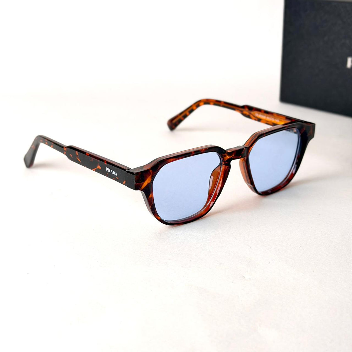 PRADA Symbole Square – Havana Blue