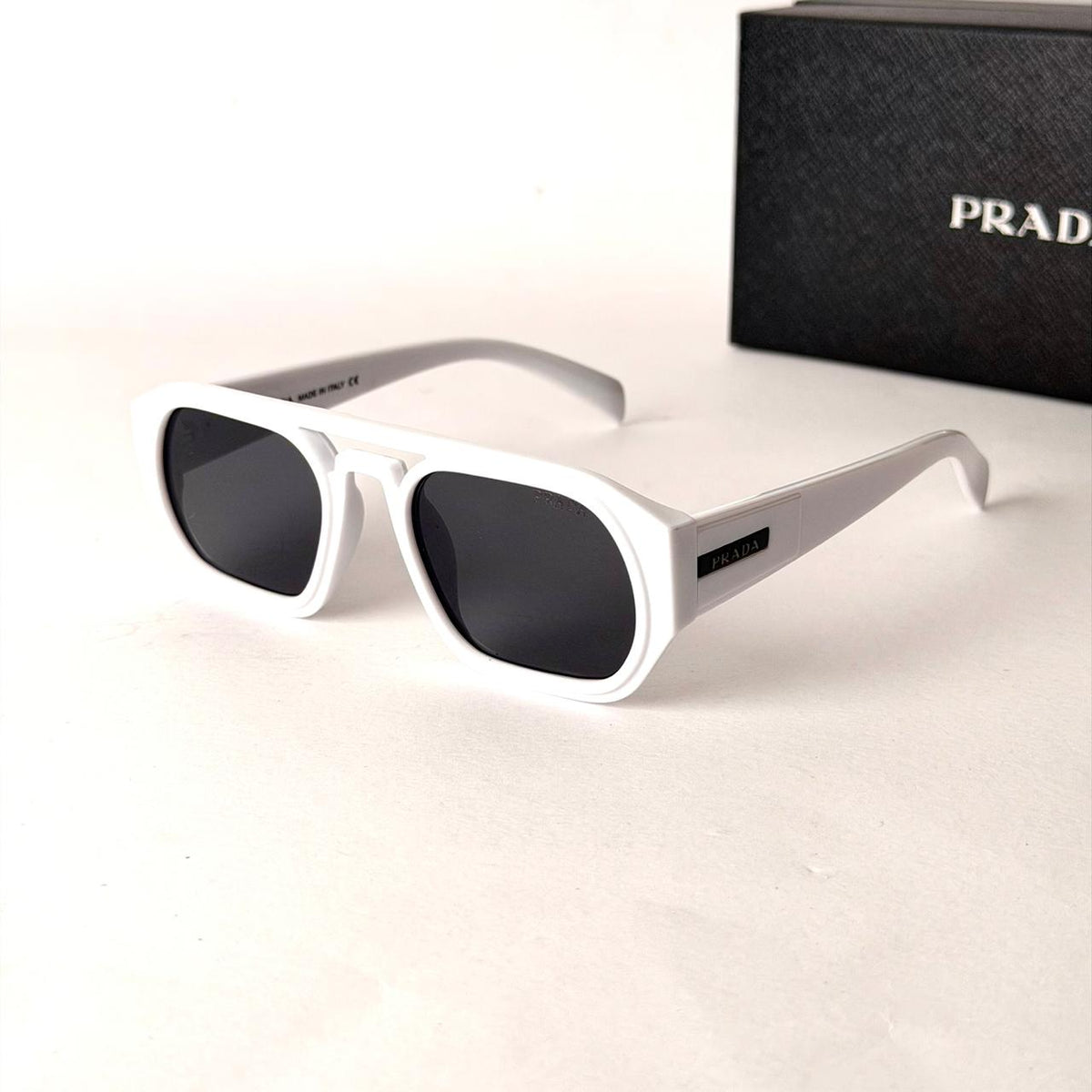 Prada Symbole Rectangle – White