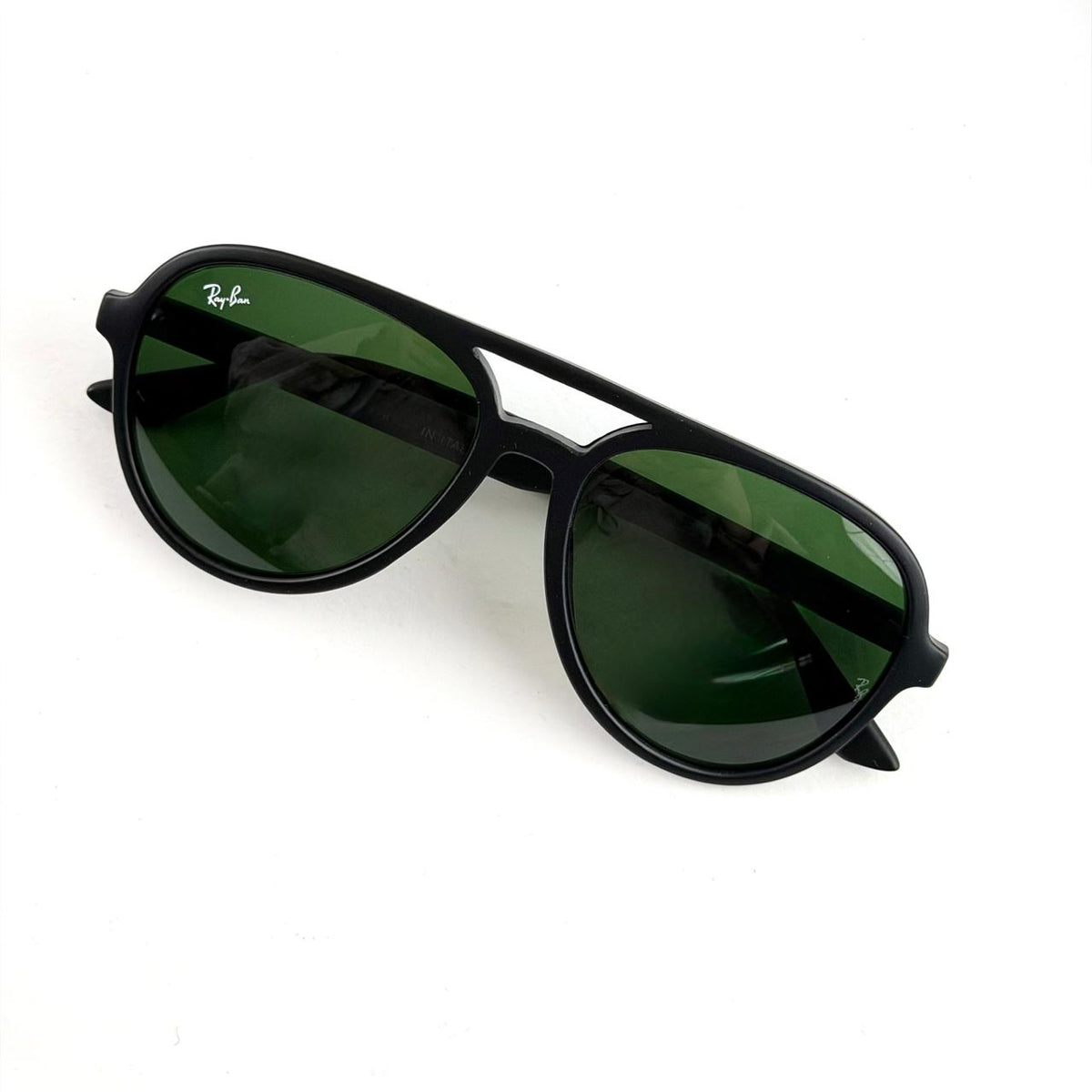 Ray Ban Aviator Full-Rim – Black Green Lenses