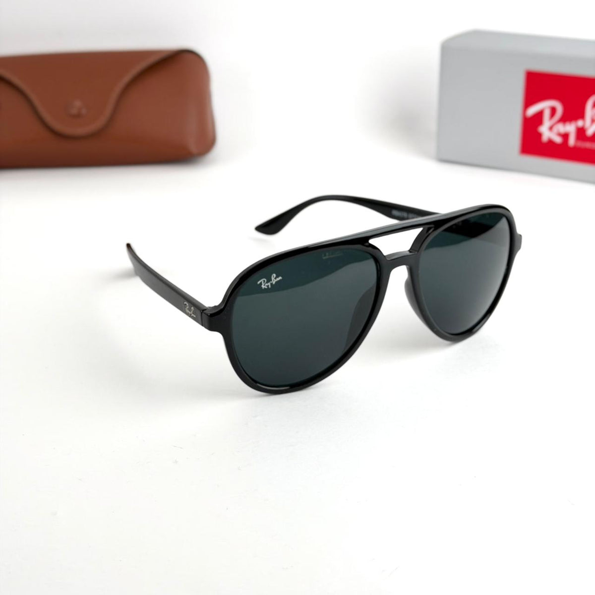 Ray Ban Aviator Full-Rim – Gloss Black