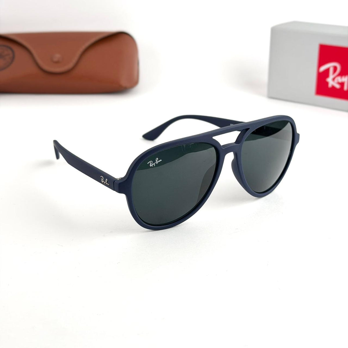Ray Ban Aviator Full-Rim – Matte Navy Blue