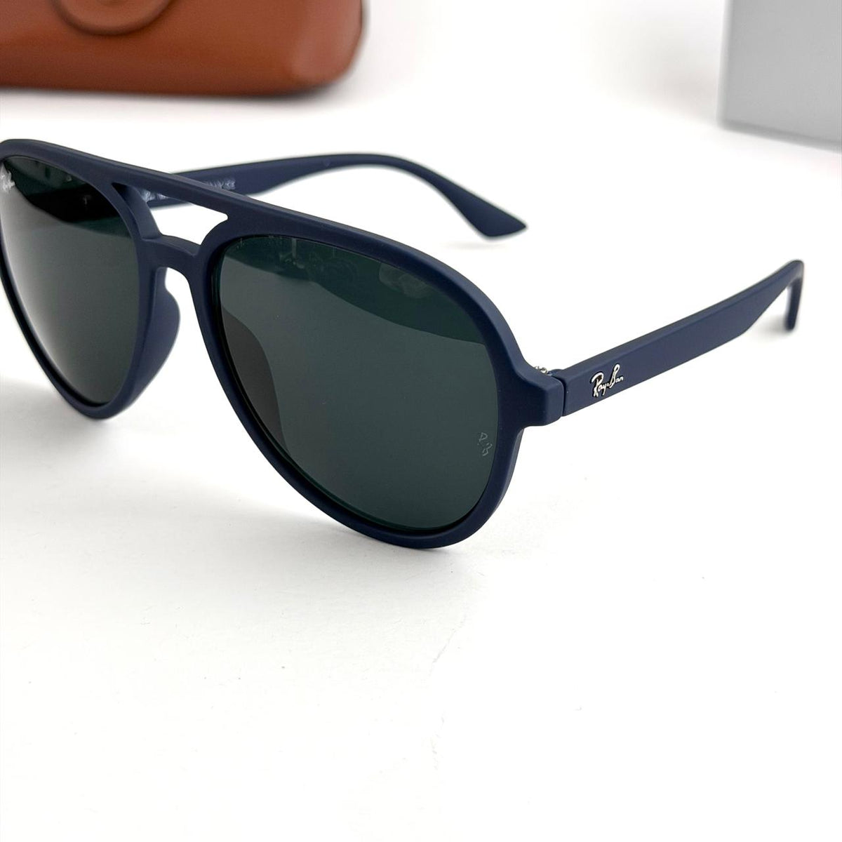 Ray Ban Aviator Full-Rim – Matte Navy Blue