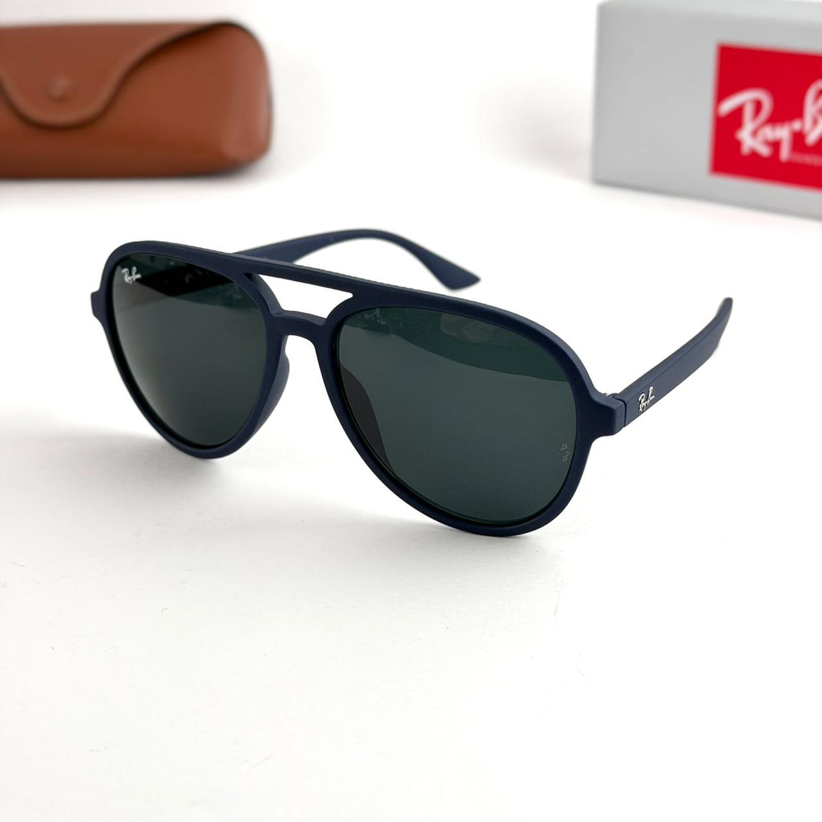 Ray Ban Aviator Full-Rim – Matte Navy Blue