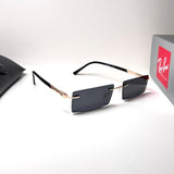 Ray Ban Classic Rectangle Small – Golden Black