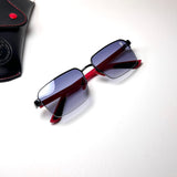 Ray Ban Ferrari Rectangular RB0307 - Red Blue Gradient