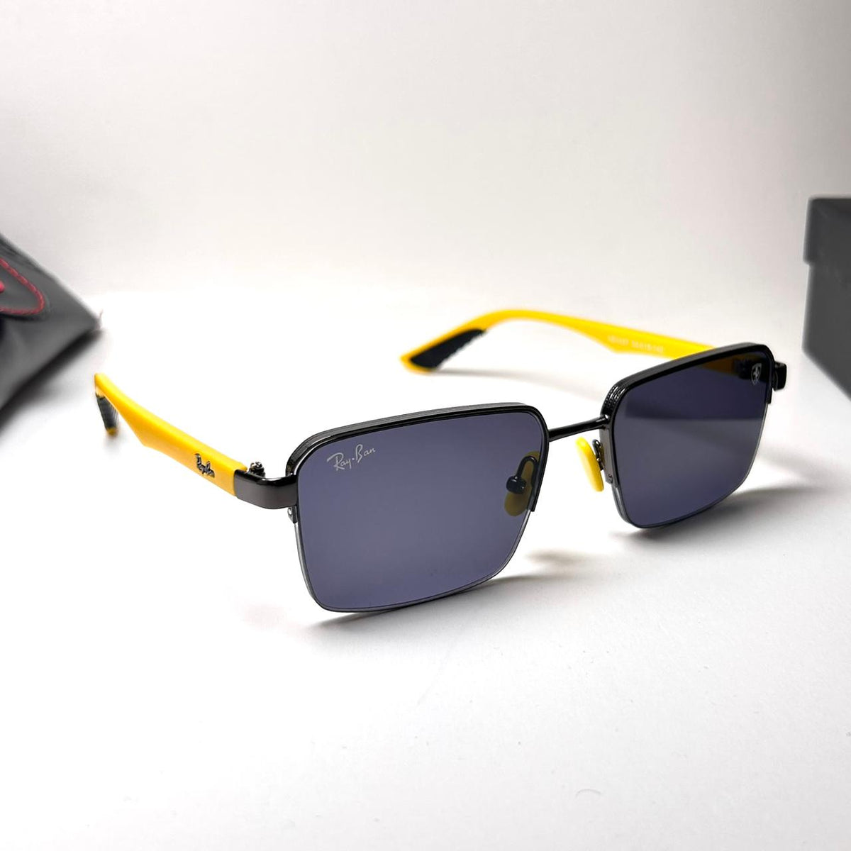 Ray Ban Ferrari Rectangular RB0307 - Yellow Black