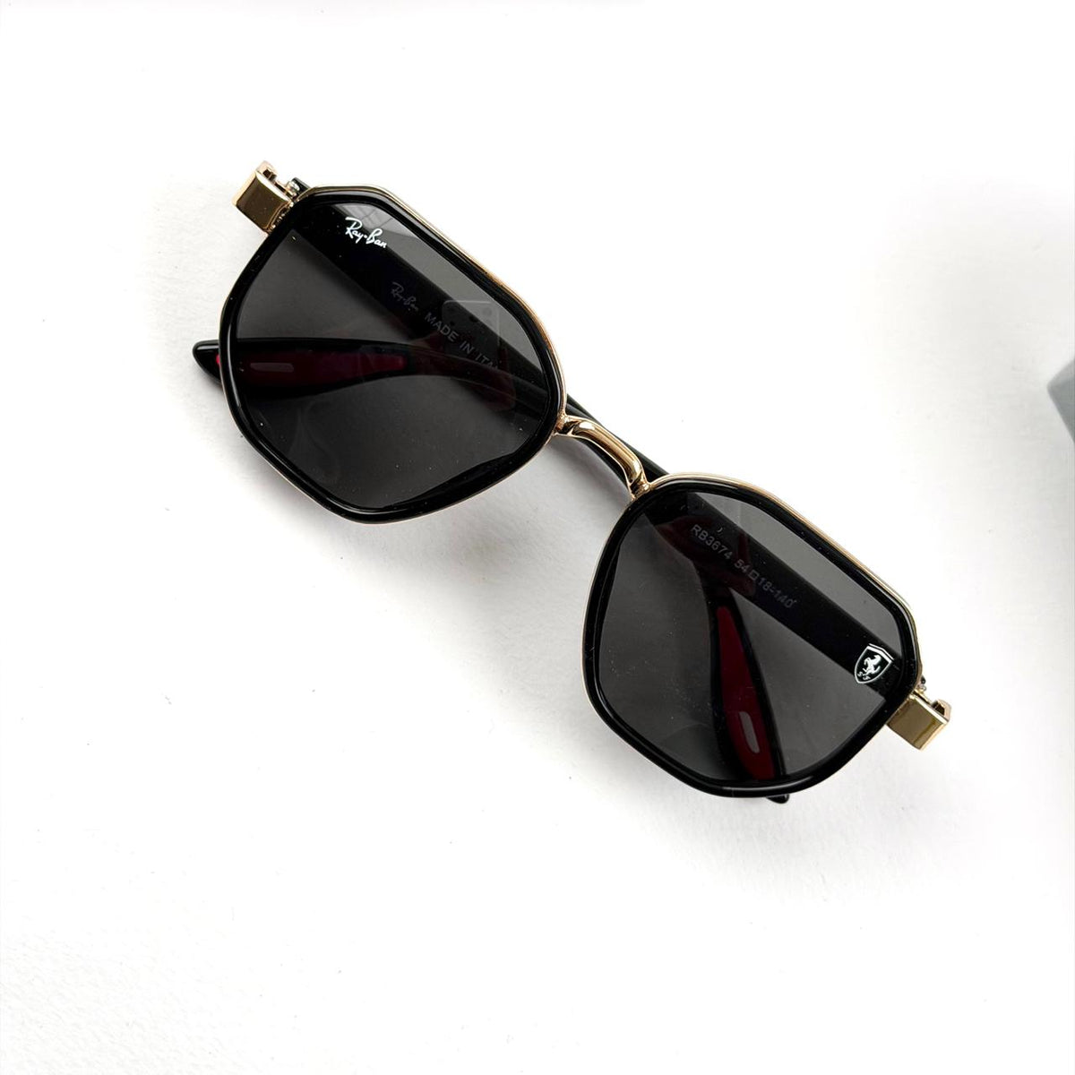 Ray Ban Geometric Scuderia Ferrari b - Golden Black