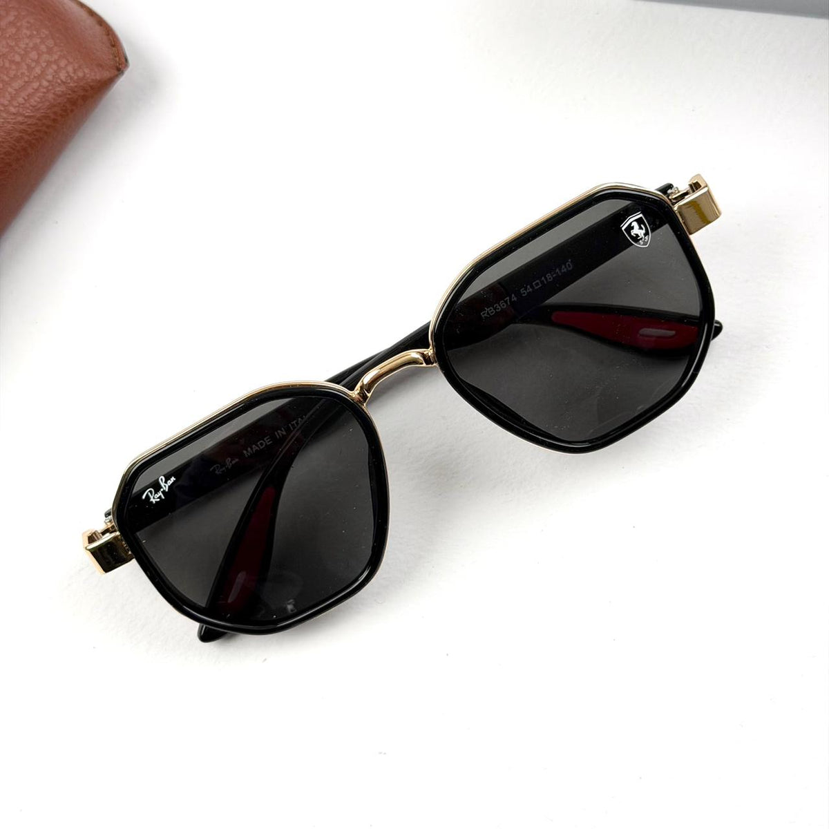 Ray Ban Geometric Scuderia Ferrari b - Golden Black