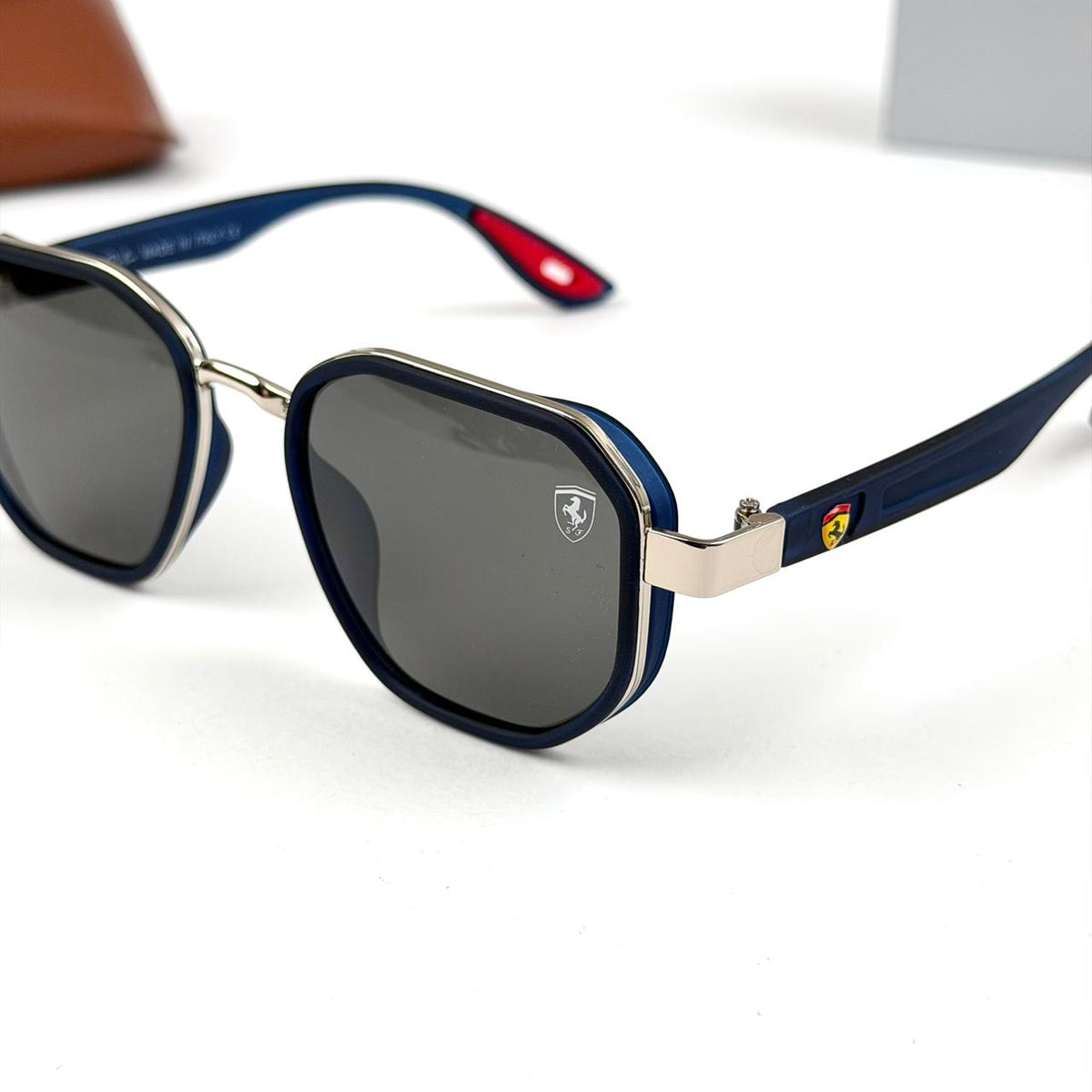 Ray Ban Geometric Scuderia Ferrari b - Silver Navy