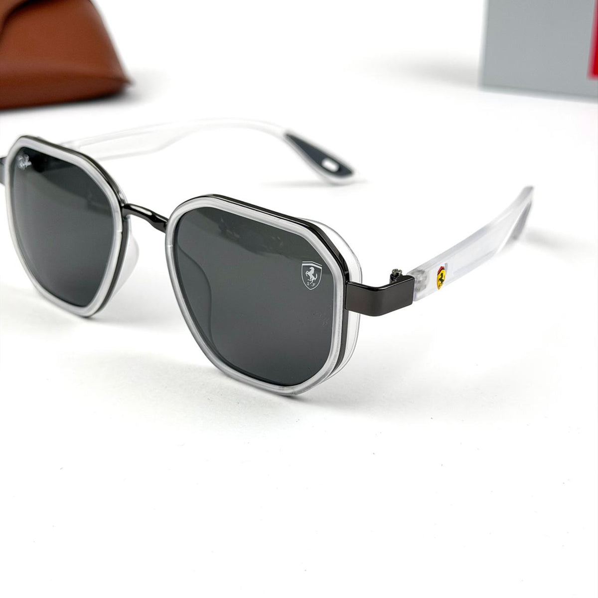 Ray Ban Geometric Scuderia Ferrari b - White